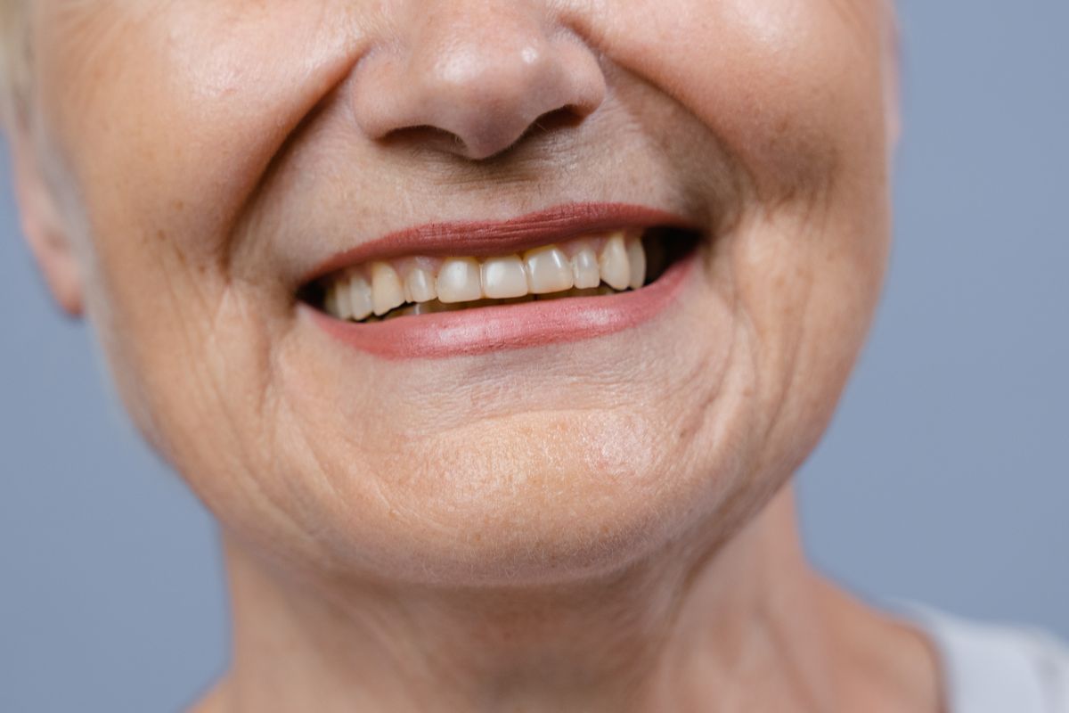 Comfortable, restored smile